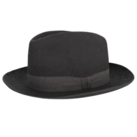 zwart hoed geïsoleerd Aan transparant png