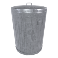 3D Rendering Of Trash Can png