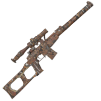 3D Rendering Of Sniper Rifle png