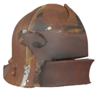 3d representación de antiguo casco png