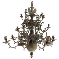 3D Rendering Of Chandelier Object png