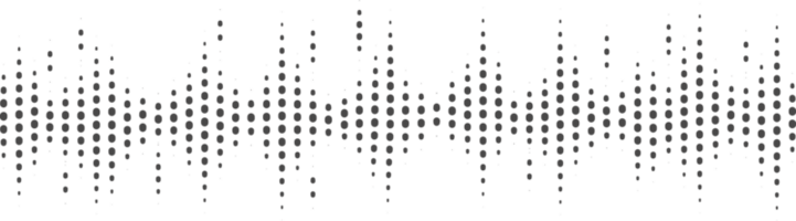 Klang Welle von Musik- Stimme und Radio. Frequenz Wellenform Linie. abstrakt Grafik Equalizer Illustration. Digital Muster. png