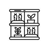 Vertical Farming icon in vector. Illustration vector