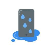 Water Damage icon in vector. Illustration vector