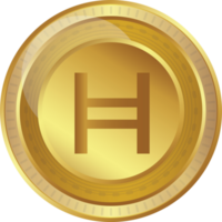 hedera crypto pièce de monnaie png