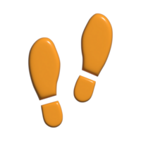 footprint 3d icon png