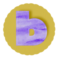 b alfabet element transparent png