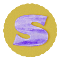 s alfabet element transparent png