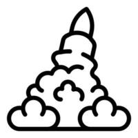 Bomb air plane icon outline vector. War room vector