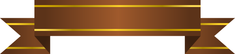 ribbon illustration with gold stripe. free png