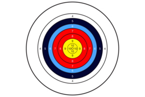 boogschieten doelen met transparant achtergrond png