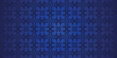 Arabic pattern blue pattern background vector