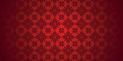 Arabic pattern red pattern background vector