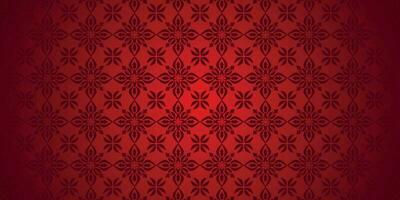 Arabic pattern red pattern background vector