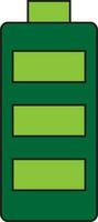 Illustration of a battery. vector