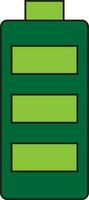 Illustration of a battery. vector