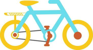 Isolated bicycle on background. vector
