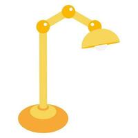 Floor lamp icon in 3d style. vector