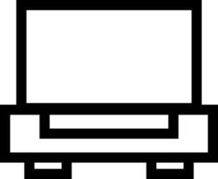 Retro style computer icon or symbol. vector