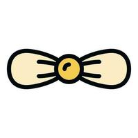 Bow tie icon vector flat