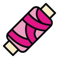 Craft thread icon vector flat