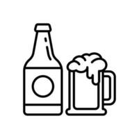 Beer icon in vector. Illustration vector