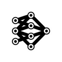 Neural Network icon in vector. Illustration vector