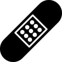 Illustration of bandage icon or symbol. vector