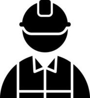 Vector illustration of construction worker.