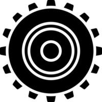 Cogwheel or setting icon or symbol. vector