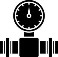 Pressure gauge sign or symbol. vector