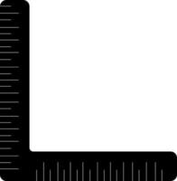 Measuring tool, Ruler sign or symbol. vector