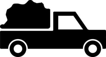 plano ilustración de un camión. vector