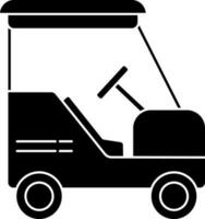 Pictogram of a golf car icon. vector