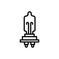 Car Bulb icon in vector. Illustration vector