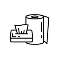 papel productos icono en vector. ilustración vector