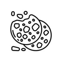 Cookies icon in vector. Illustration vector