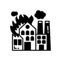 Industrial Accident icon in vector. Illustration vector