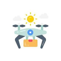 Autonomous Drone icon in vector. Illustration vector