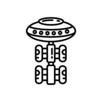 Space Elevator icon in vector. Illustration vector