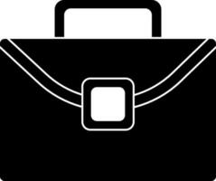 Icon of briefcase in isolated. vector