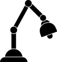 mesa lámpara icono para ligero en ilustración vector