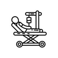 emergencia médico servicios icono en vector. ilustración vector