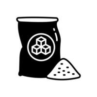 Sugar icon in vector. Illustration vector