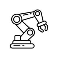 Robotic Arm icon in vector. Illustration vector