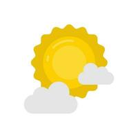 Sun icon in vector. Illustration vector