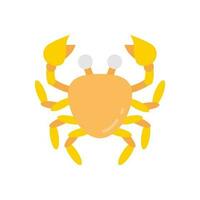 Crab icon in vector. Illustration vector