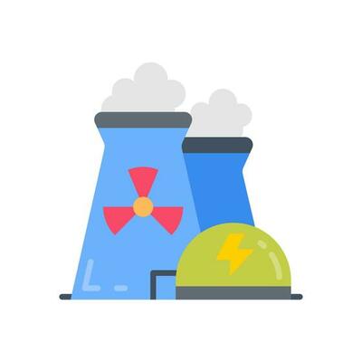 Advanced Nuclear Energy icon in vector. Illustration