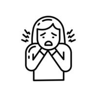 Choking icon in vector. Illustration vector
