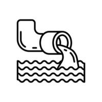 Sewage Backup icon in vector. Illustration vector